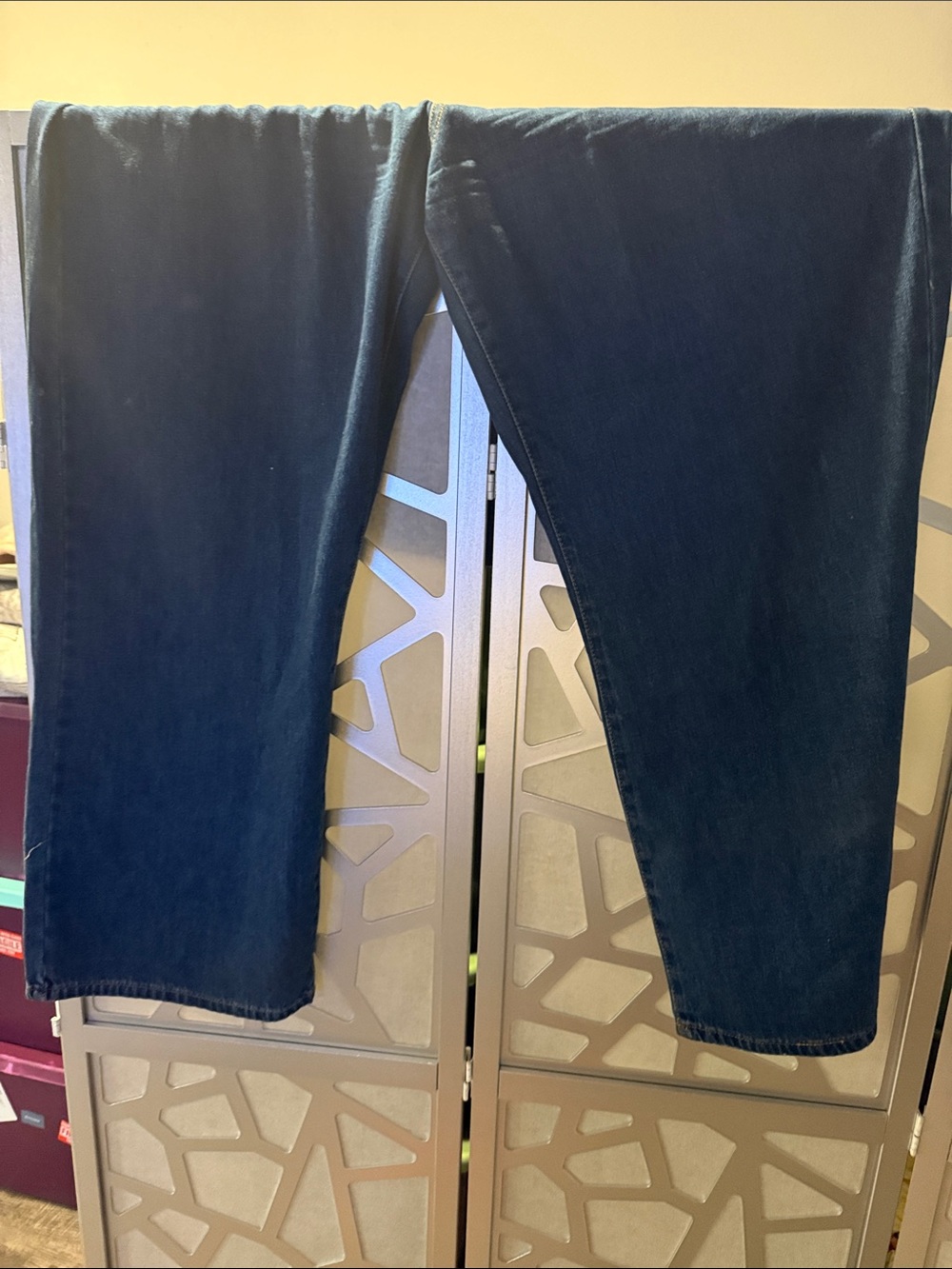 Forever 21 Dark Blue Denim Jeans with Contrast Stitching